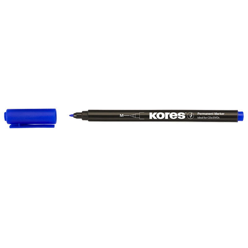 MARKER CD ALBASTRU 1.0MM KORES MARKER CD ALBASTRU 1.0MM KORES